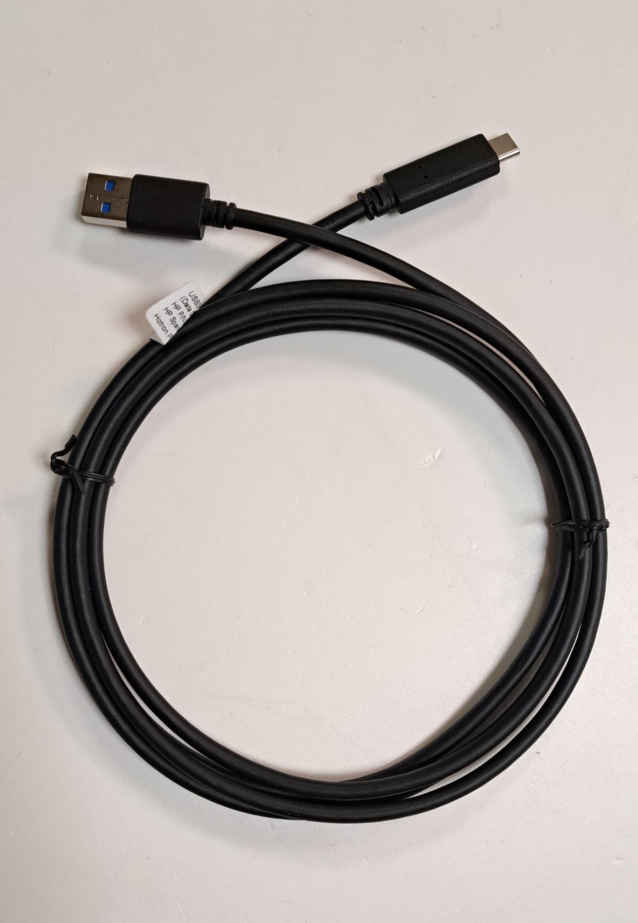 Кабель HP USB-C на USB-A 3,1 Gen1 CM-AM TM HP P/N 914121-001