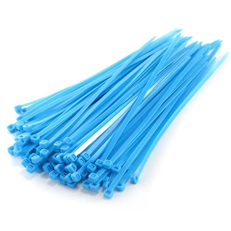 Стяжки пластикові господарські 1000 шт. 3х100 мм Блакитний (2576920684) - фото 4 Стяжки пластикові господарські 1000 шт. 3х100 мм Блакитний (2576920684) - фото 4