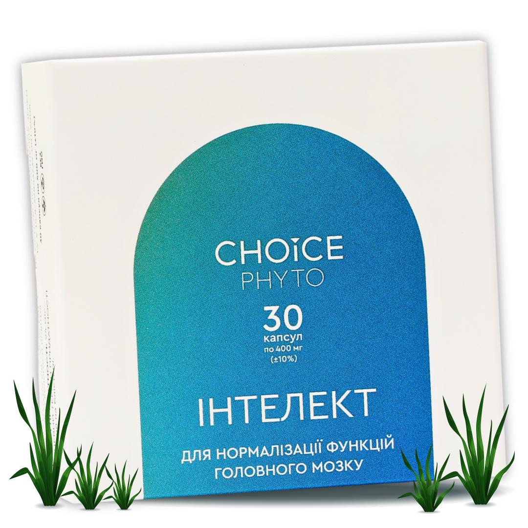 Фитокомплекс для нормализации функций головного мозга Choice Phyto Интеллект 30 капсул (99101062101)