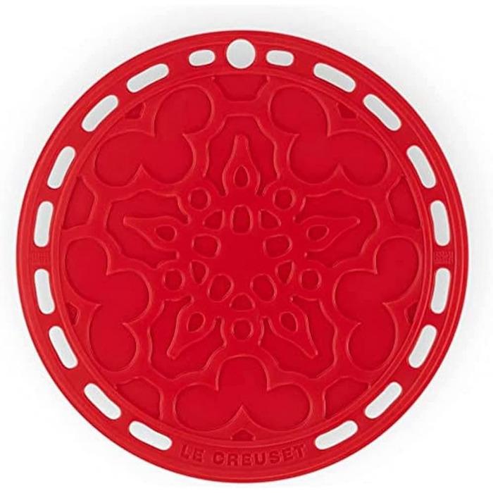 Підставка під гаряче силіконова 20 см вишнево-червоний Le Creuset (2643230) Підставка під гаряче силіконова 20 см вишнево-червоний Le Creuset (2643230)
