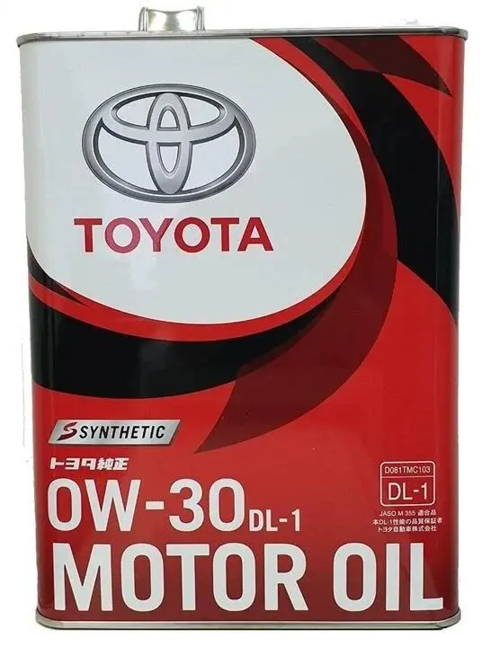 Моторное масло Toyota Diesel Oil DL1 0W-30 4 л (0888303205)