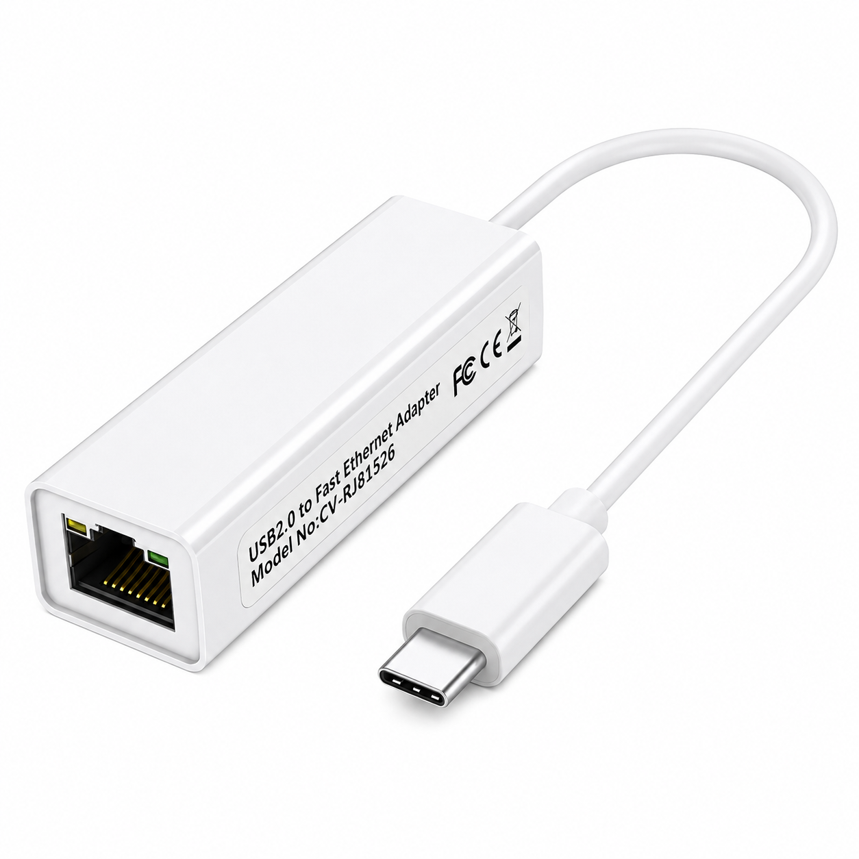 Адаптер LAN внешняя сетевая карта USB Type-C/RJ45 C-100M-ABS (1000-910-01) Адаптер LAN внешняя сетевая карта USB Type-C/RJ45 C-100M-ABS (1000-910-01)