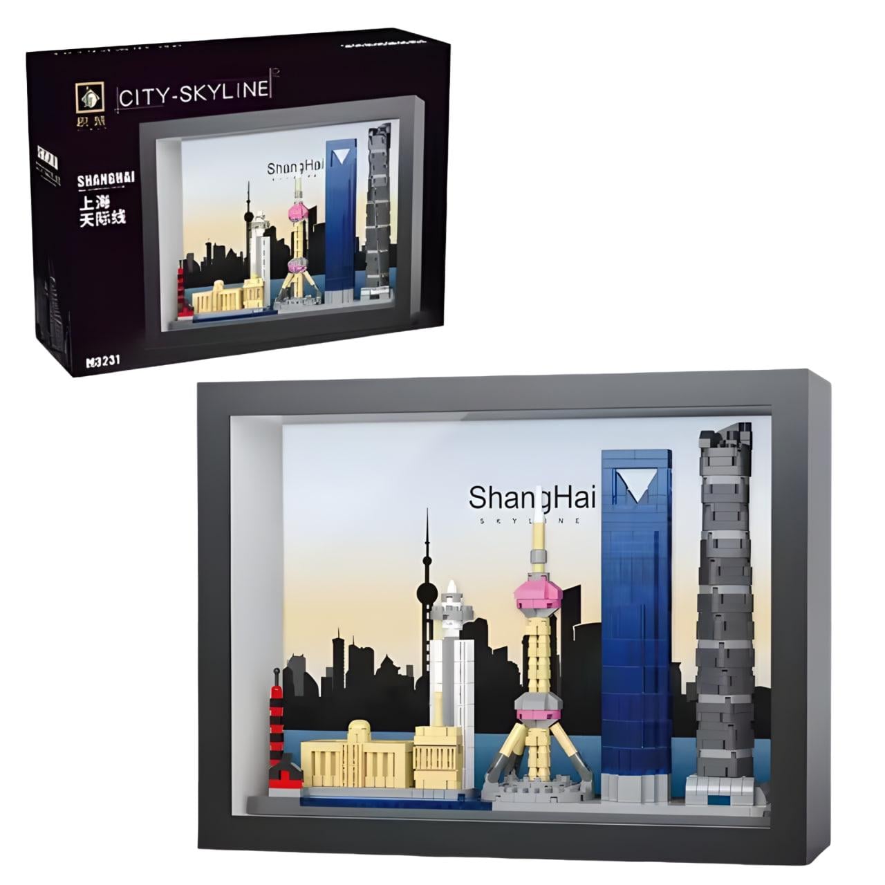 Конструктор детский City Skyline Шанхай на 700+ дет. (M3231) Конструктор детский City Skyline Шанхай на 700+ дет. (M3231)