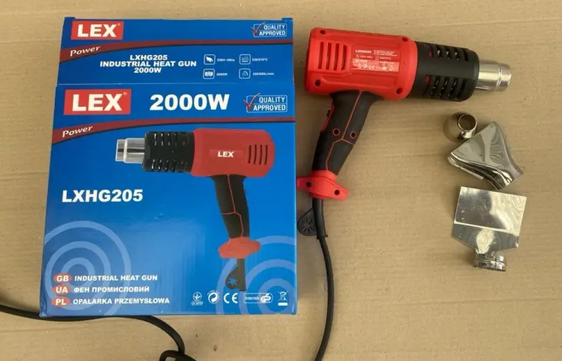 Фен будівельний LEX LXHG205 2000W (10808) - фото 6