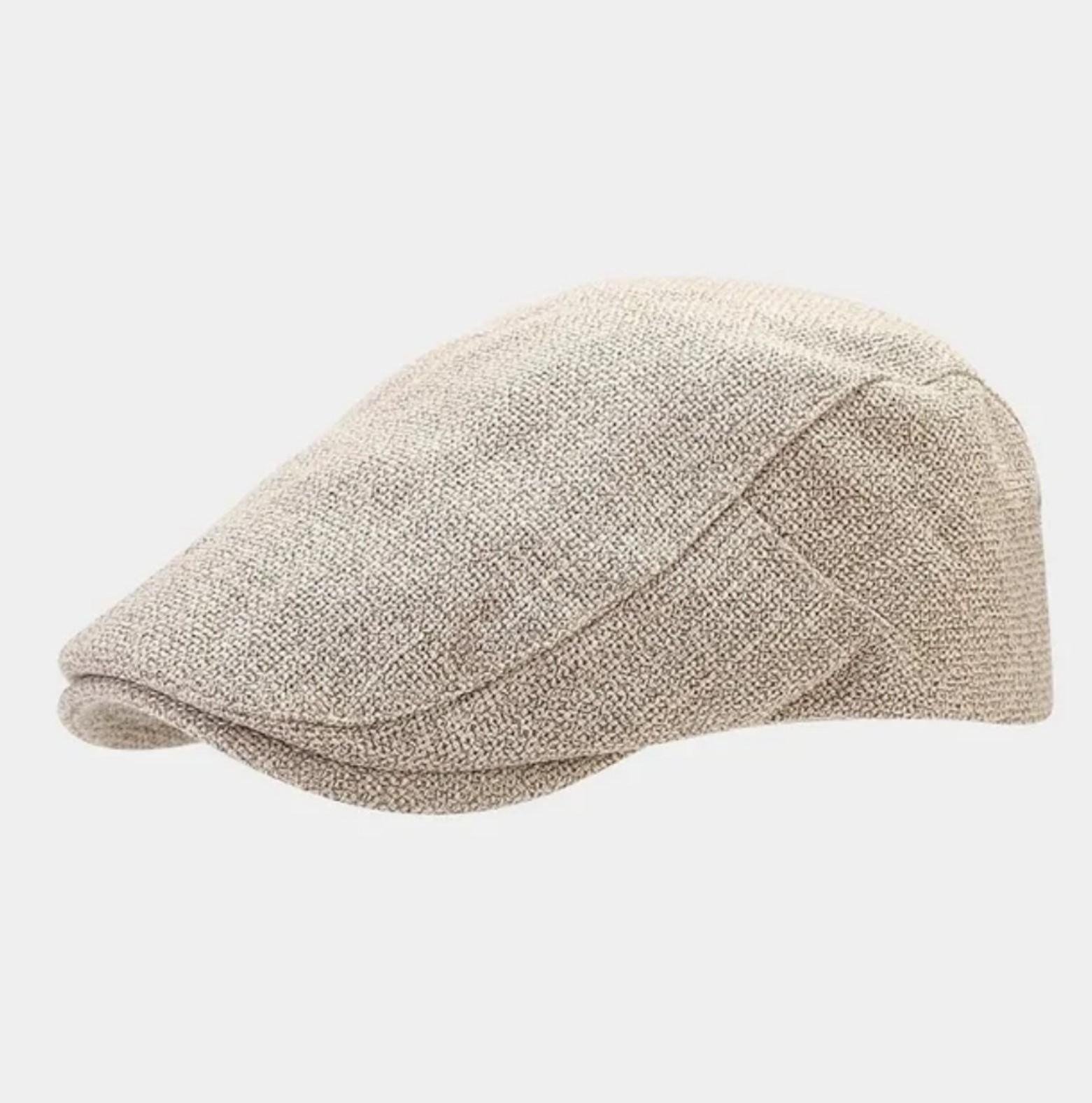 Кепка-берет с регулятором льняная унисекс Бежевый (24758540) - фото 1 Кепка-берет с регулятором льняная унисекс Бежевый (24758540) - фото 1