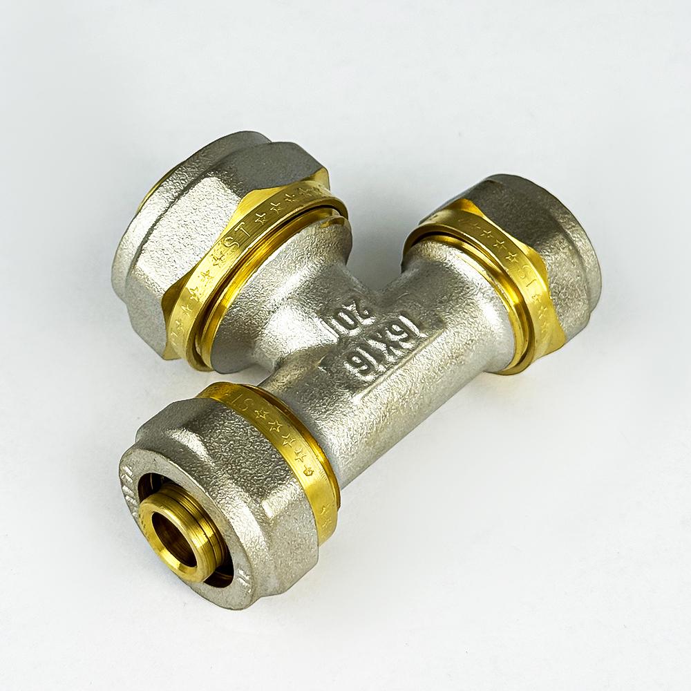 Трійник прохідний SANTAN з проточкою 16х20х16 (25617689) - фото 2 Трійник прохідний SANTAN з проточкою 16х20х16 (25617689) - фото 2