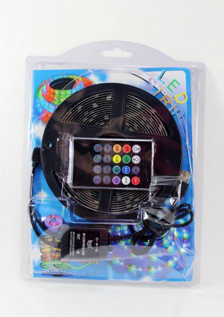 Світлодіодна стрічка Music RGB 5050 герметична контролер з мікрофоном 8 кольорів 5 м (8572751) - фото 6