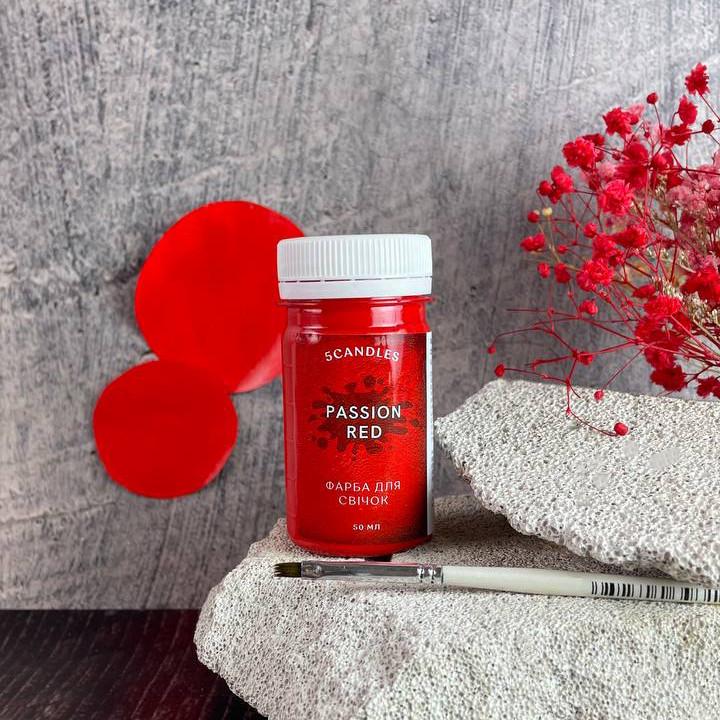 Фарба для свічок Пристрасний Червоний (1402)