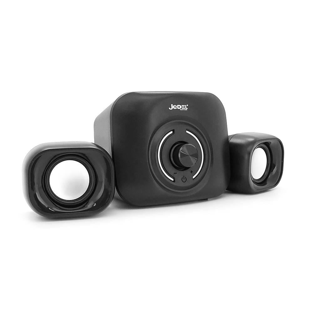 Колонки Jedel S-560P USB/3,5 мм 2х3W+5W 150Hz-20KHz з LED підсвічуванням Black (26074)