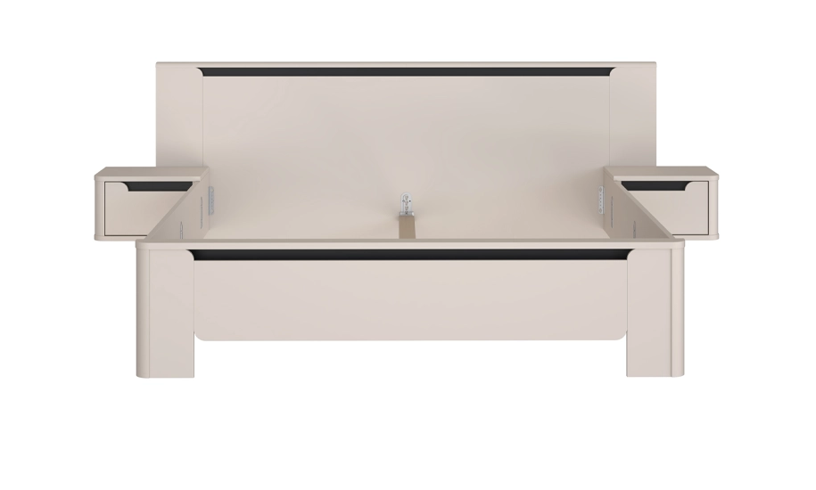 Ліжко Forte Meble 1,8 Vodol VXLL1182 та 2 тумби (2147483672)