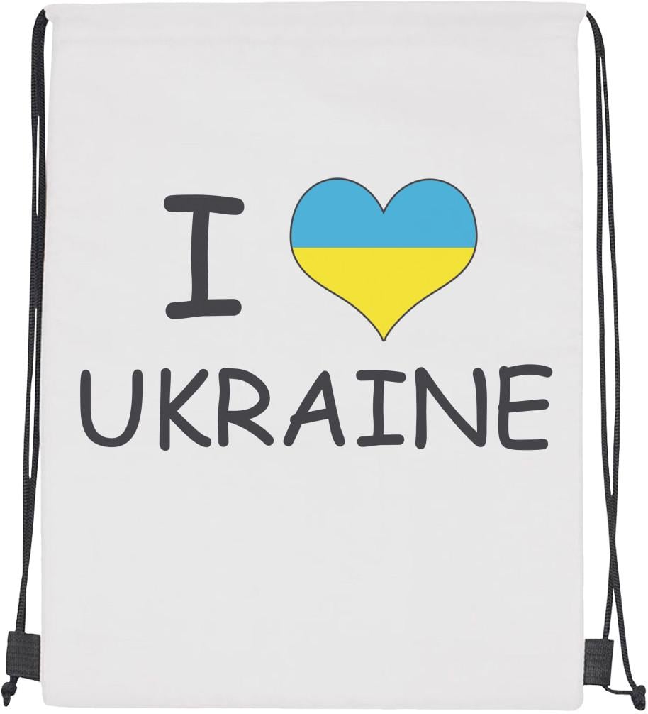 Мішок спортивний I Love Ukraine (20300409) Мішок спортивний I Love Ukraine (20300409)