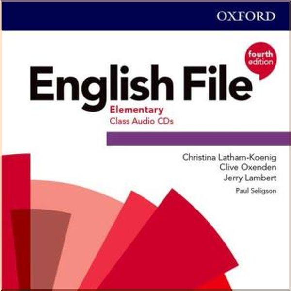 Книга Paul Seligson/Clive Oxenden "English File Fourth Edition Elementary Class Audio CDs" (ISBN:9780194031356) - фото 1