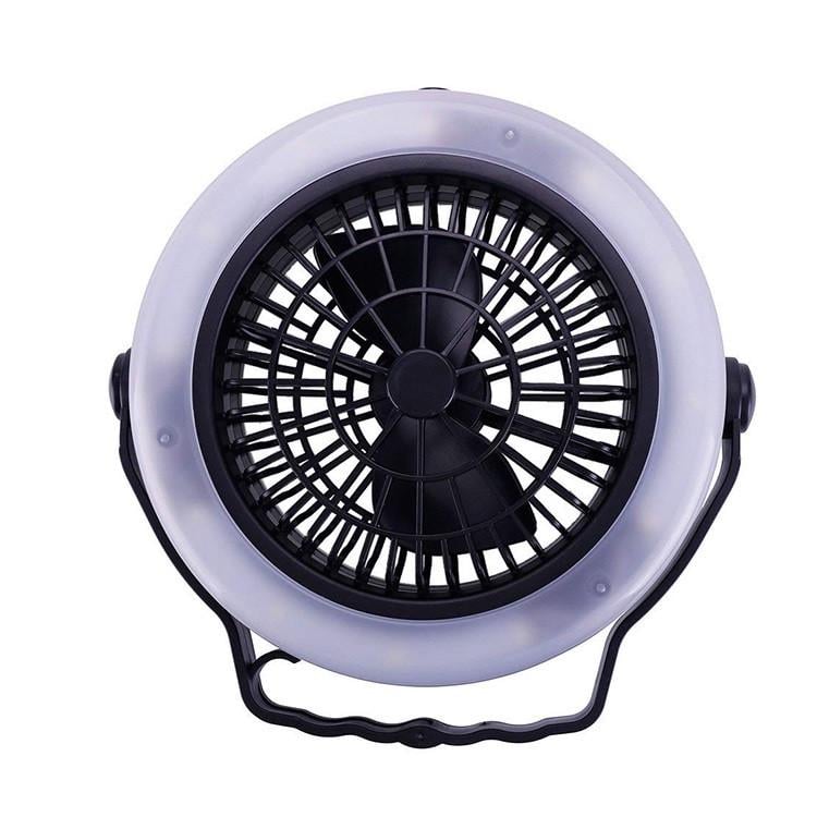 Ліхтар з вентилятором SUNROZ Lightweight для кемпінгу 2в1 Чорний (SUN4584) Ліхтар з вентилятором SUNROZ Lightweight для кемпінгу 2в1 Чорний (SUN4584)