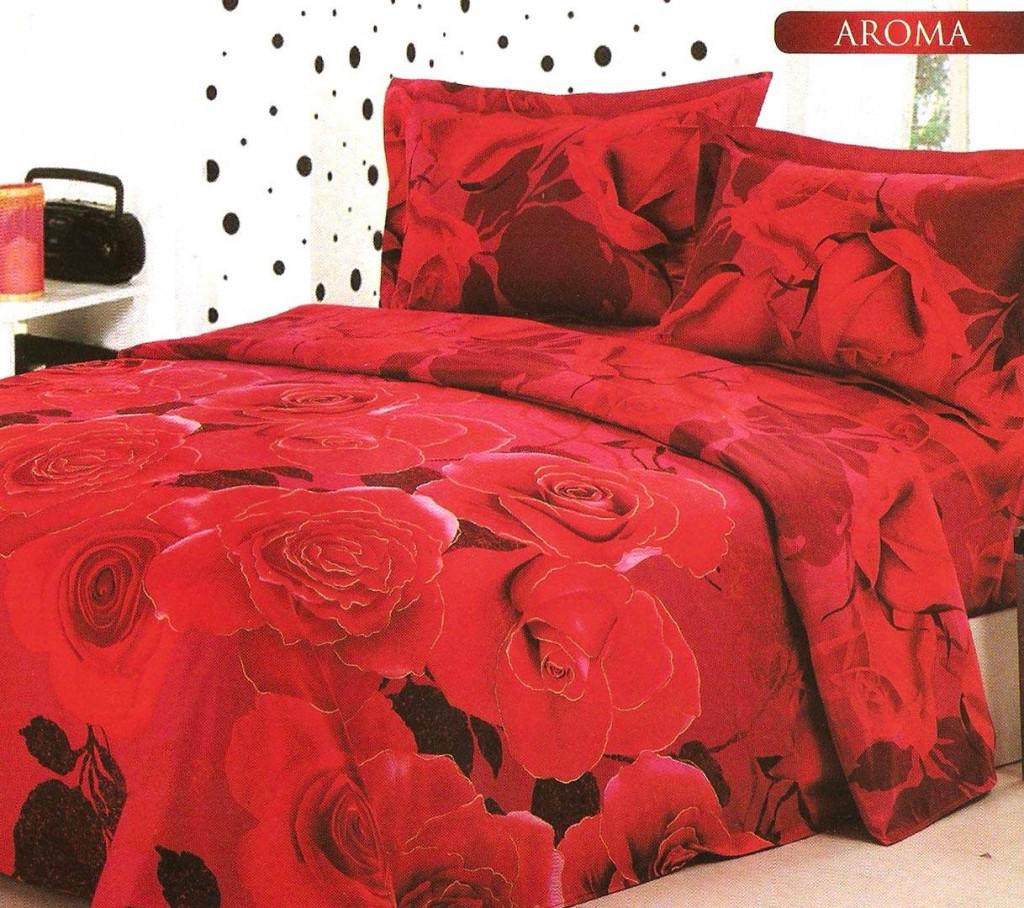 Комплект постельного белья Le Vele Aroma сатин 220х200 см Красный