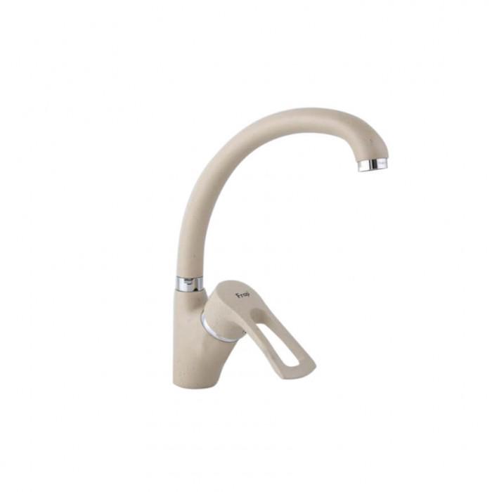 Змішувач для кухні Frap F4166-9 1036110 одноважільний Бежевий (102348) Змішувач для кухні Frap F4166-9 1036110 одноважільний Бежевий (102348)
