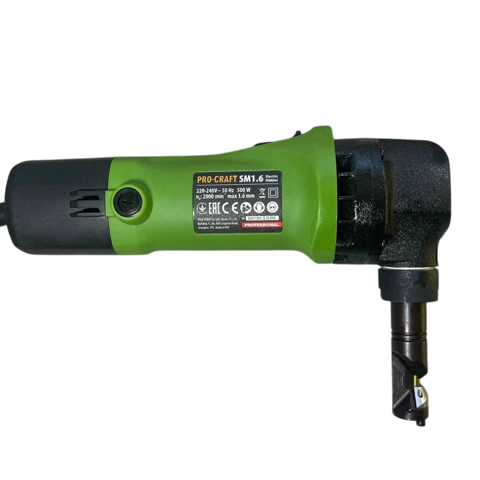 Ножницы вырубные по металлу Procraft SM1.6 500 Вт сетевые 1,6 мм (010004)