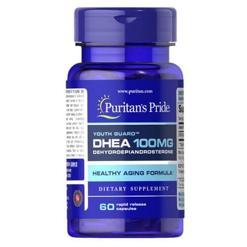 Добавка Puritan's Pride DHEA 100мг 60 капс. (033012)