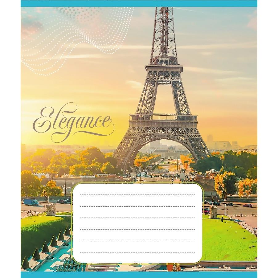 Шкільний зошит Міста Європи 024-550207K-1 в клітинку 24 аркуші (RLT55262)