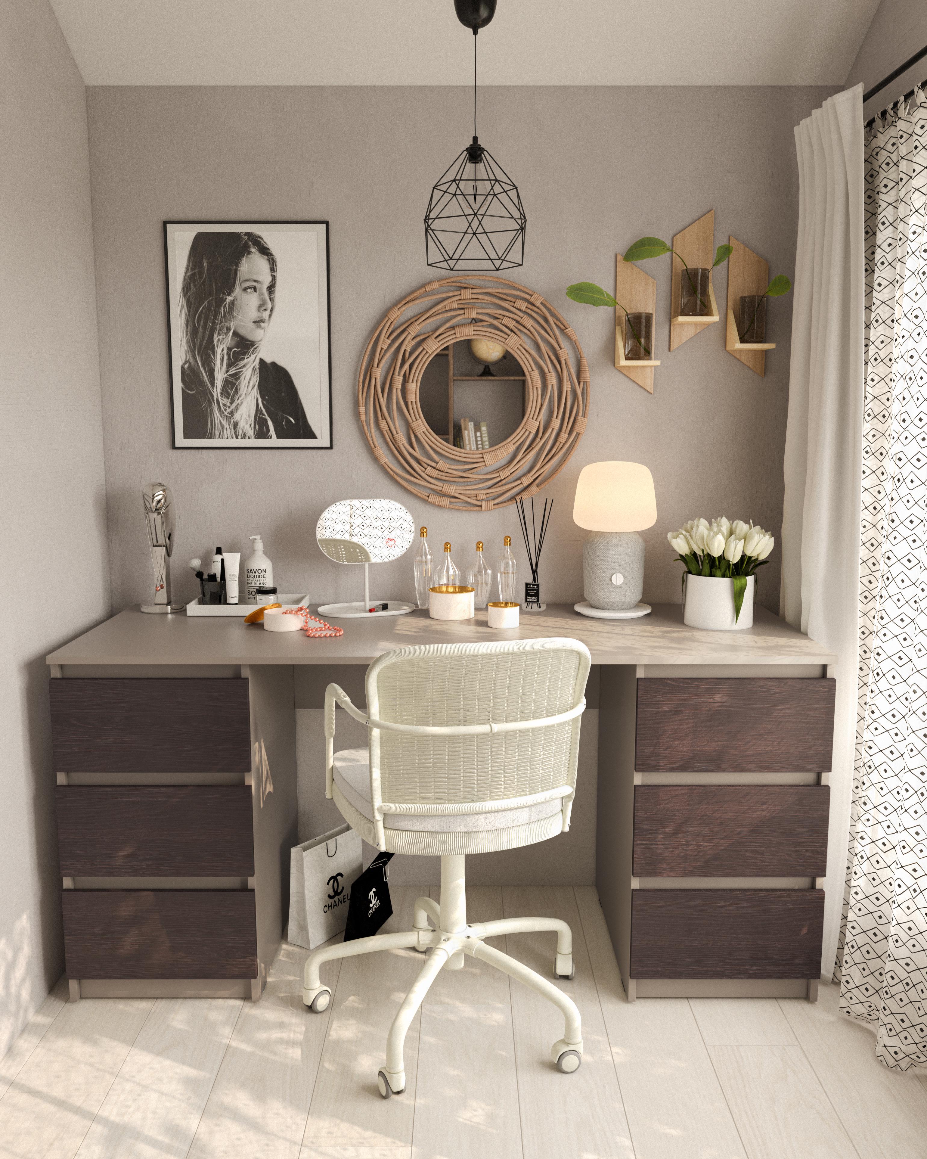 Комп'ютерний стіл Moreli FT-228 з ящиками без ручок 1580х758х600 мм Капучіно/Венге темний