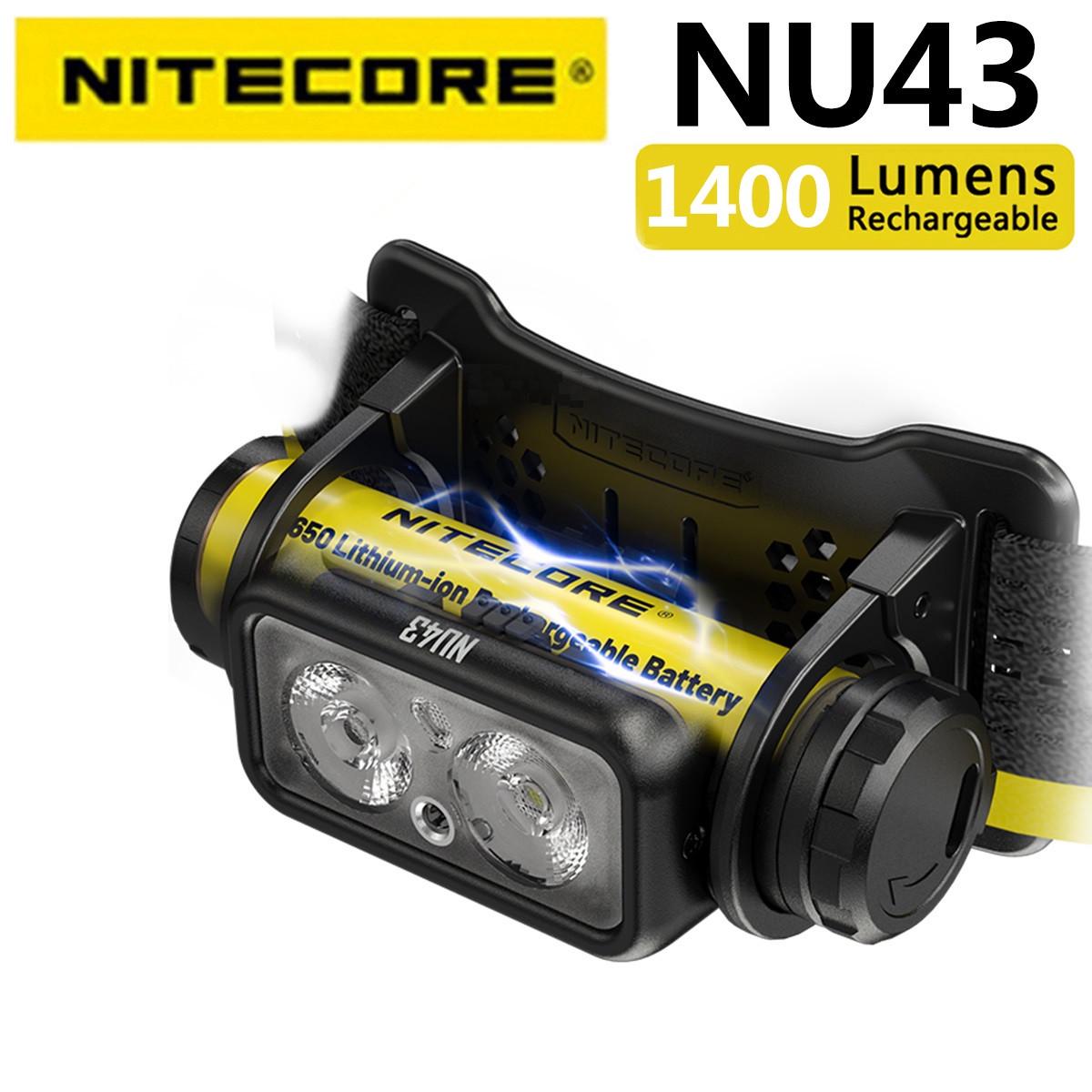 Налобный фонарь Nitecore NU43 1400 LUM (13698864) - фото 2