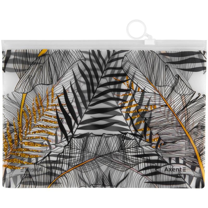 Папка на молнии Axent Soft Touch А5 Jungle (1445-01-A)