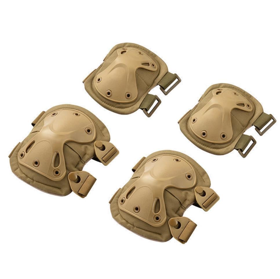 Комплект наколінники та налокітники захисні Койот (protective-pads-set-coyot)