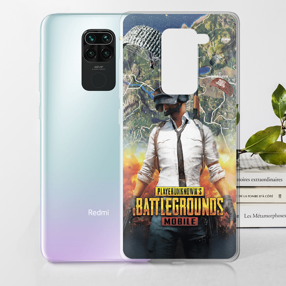 Чохол Boxface Xiaomi Redmi Note 9 PUBG Mobile Прозорий силікон (39801-up2309-39801) - фото 2