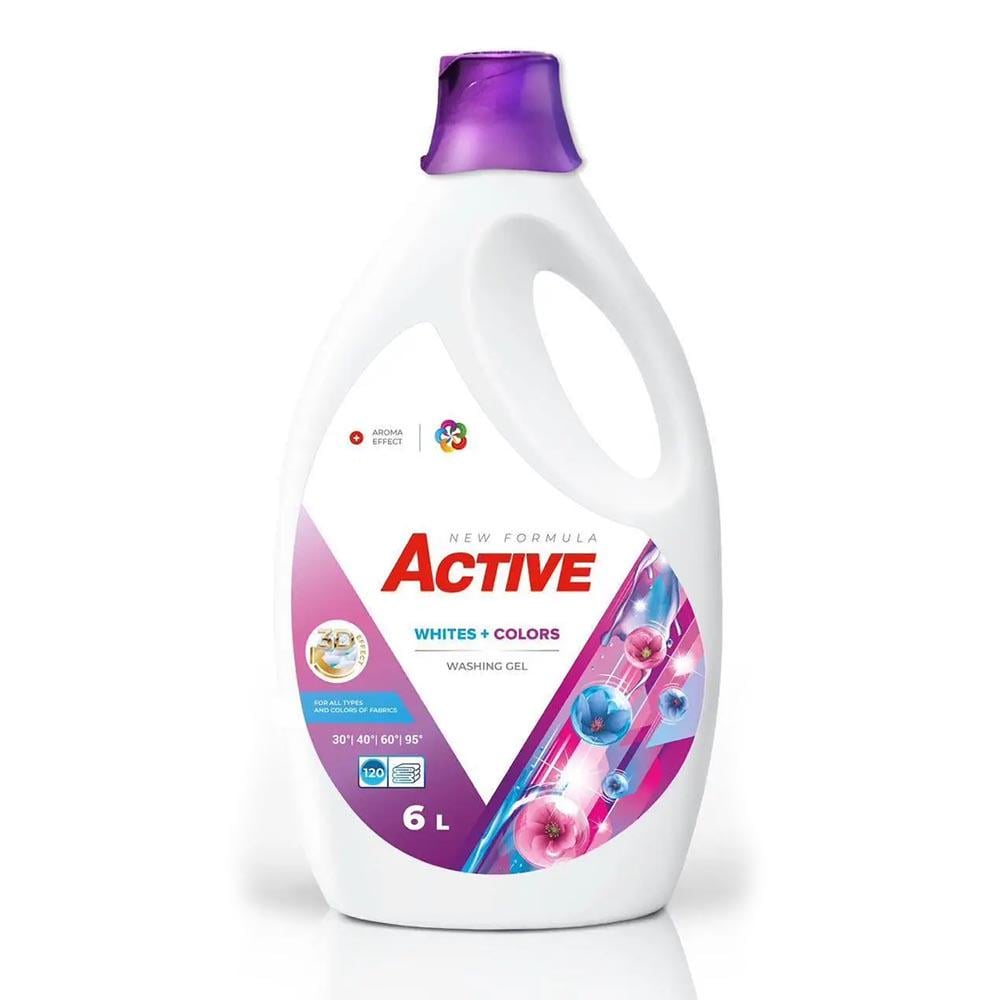 Гель для стирки Active WHITES+COLOR 6 л (hx-47290)
