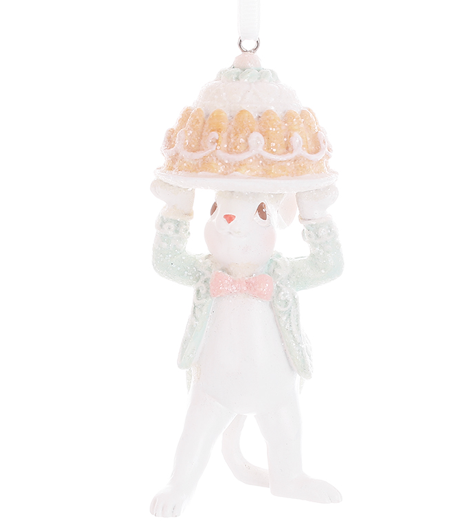 Фигурка новогодняя подвесная BonaDi Пряничные Мышки 2 (838-412)