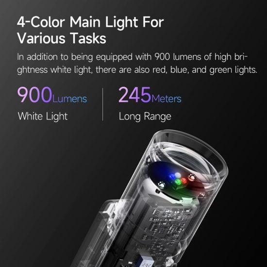 Фонарь многофункциональный NexTool Thunder Music Flashlight Portable NE20161 12в1 - фото 9