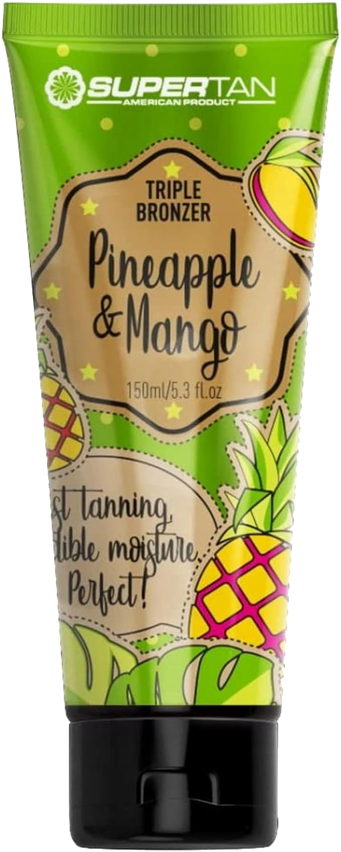 Крем для засмаги в солярії Supertan Pineapple & Mango з екстрактами горіхів та тропічних фруктів (11778230)