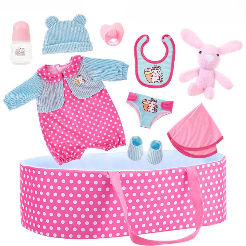 Подарочный набор для куклы Baby Born переноска/одежда/аксессуары 40–43 см 13 пред. (9061)