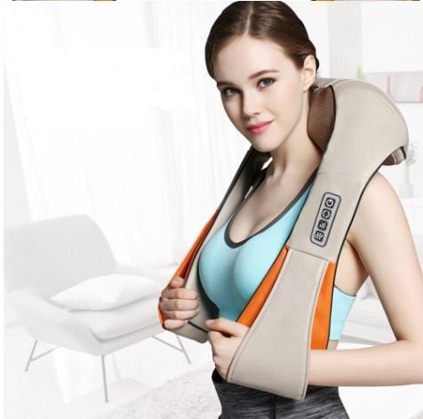 Масажер шиацу 4 кнопки для шиї плечей і спини з функцією підігріву 65W - фото 3 Масажер шиацу 4 кнопки для шиї плечей і спини з функцією підігріву 65W - фото 3