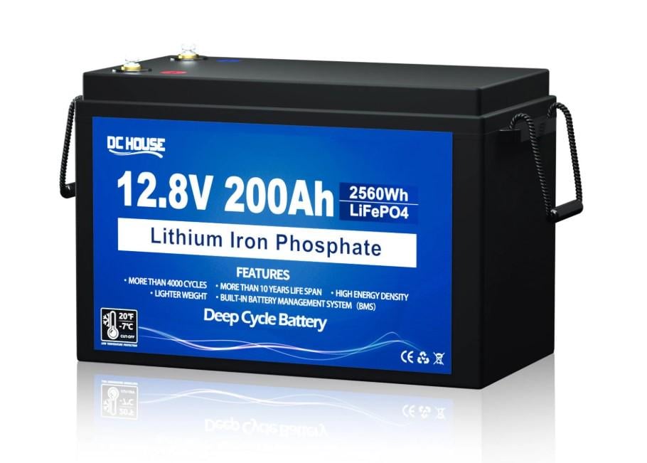 Литий-железо-фосфатный аккумулятор DC HOUSE LiFePO4 12.8V 200Ah