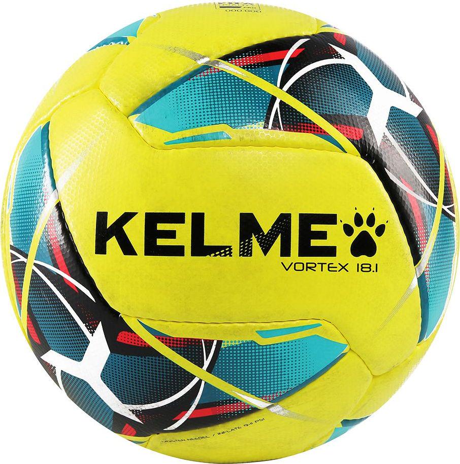 Футбольный мяч Kelme Vortex 18,1 р. 4 Желтый (9806137.9905)