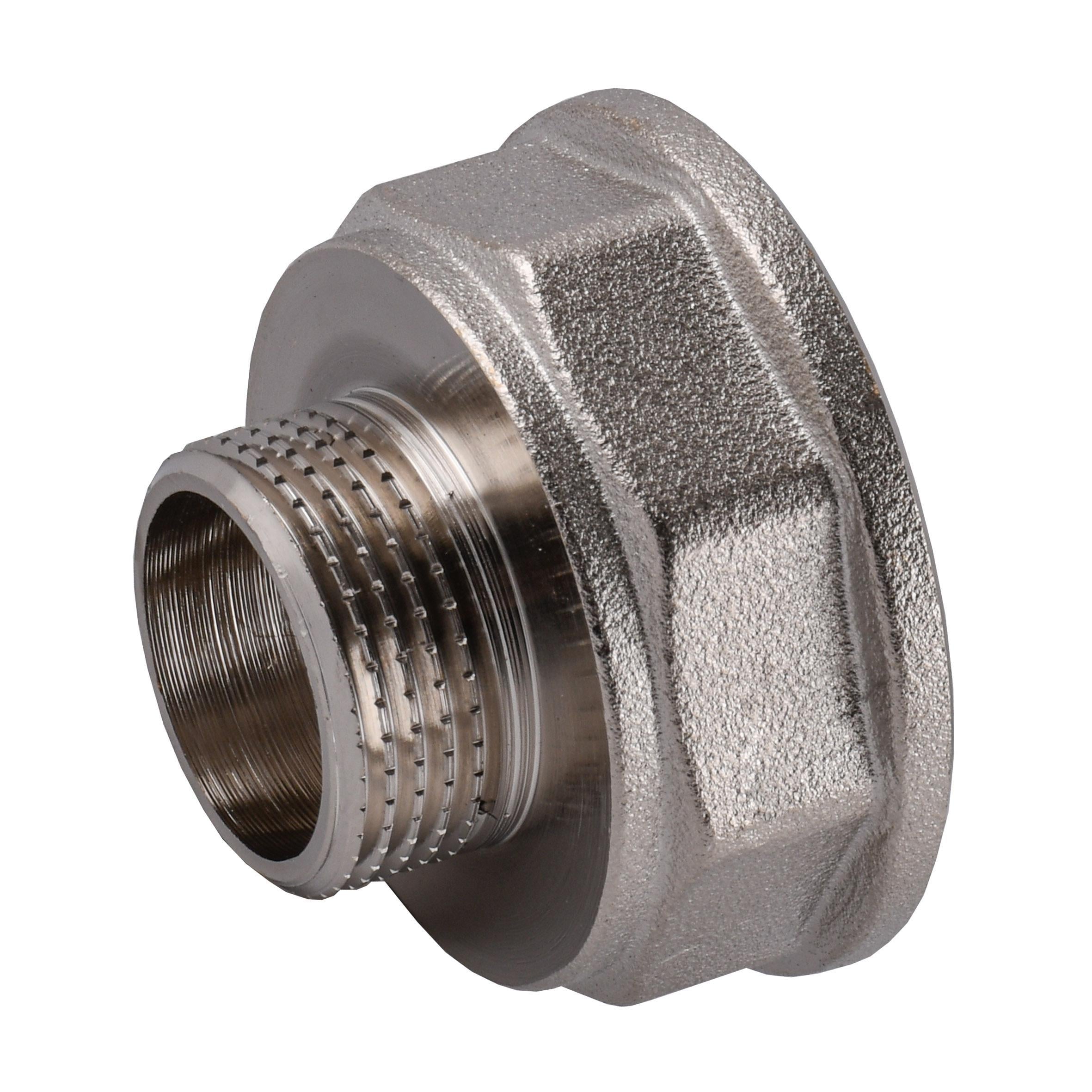 Переходник редукционный Optimum NK643O 1 1/4″х 3/4″ВЗ никелированный восьмигранный (000032174) Переходник редукционный Optimum NK643O 1 1/4″х 3/4″ВЗ никелированный восьмигранный (000032174)