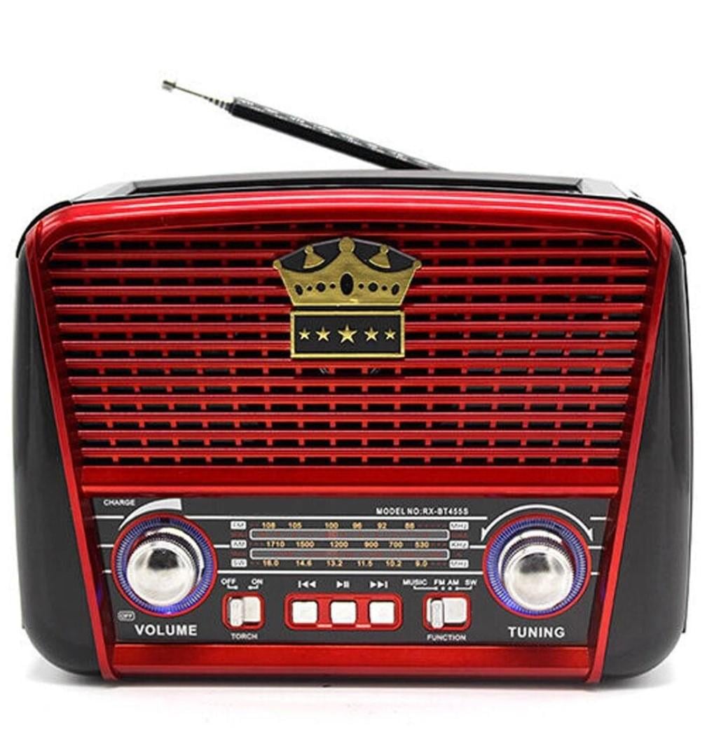 Радиоприемник Golon RX 455 с фонарем на аккумуляторе Красный (24402115) Радиоприемник Golon RX 455 с фонарем на аккумуляторе Красный (24402115)