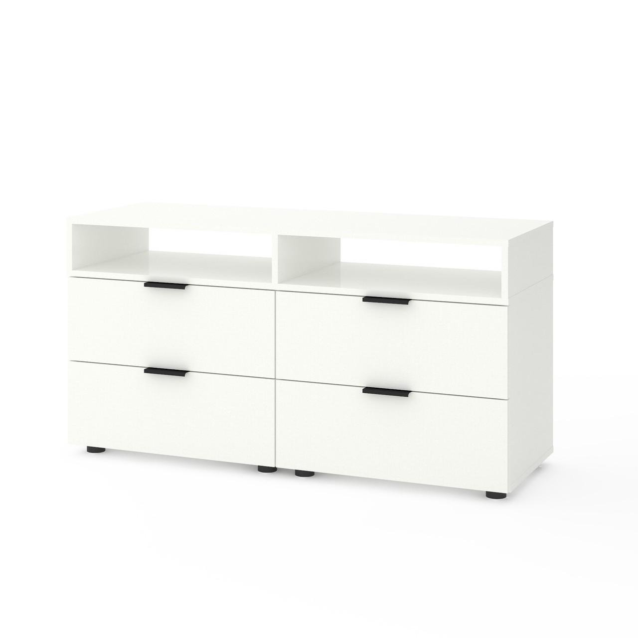 Тумба под ТВ Metkas Home A020 ЛДСП 1200x420x625 мм Белый Снег - фото 1 Тумба под ТВ Metkas Home A020 ЛДСП 1200x420x625 мм Белый Снег - фото 1