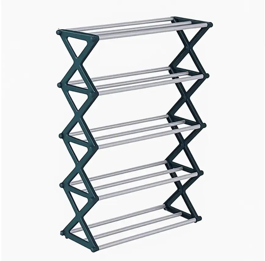 Полка для обуви Х-образная Темно-зеленый