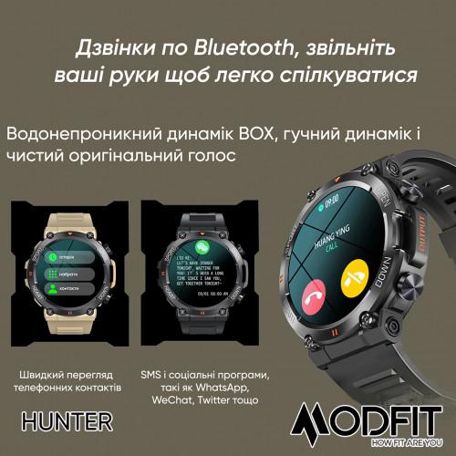 Смарт-часы Modfit Hunter Khaki - фото 18