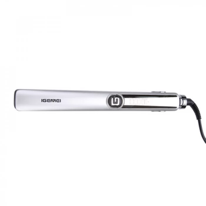 Праска для випрямлення волосся професійна Gemei GM-416 з терморегулятором та LED дисплеєм Срібна (AR004162) Праска для випрямлення волосся професійна Gemei GM-416 з терморегулятором та LED дисплеєм Срібна (AR004162)