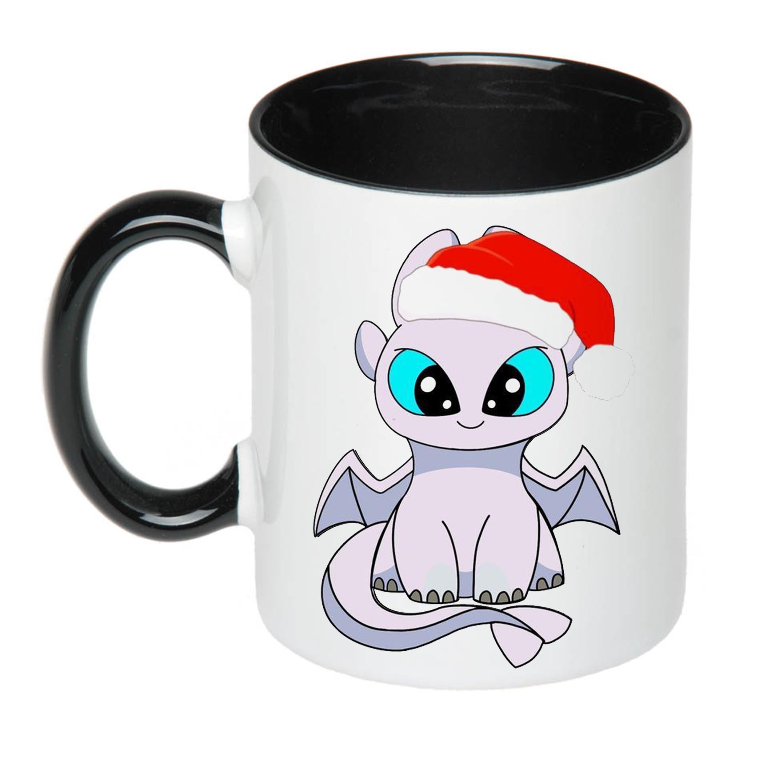 Чашка с принтом Merry Christmas 330 мл Черный (16995)