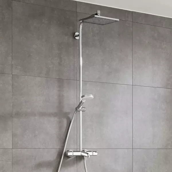 Душевая система Hansgrohe Crometta Showerpipe 27298000 с термостатом (35606336)