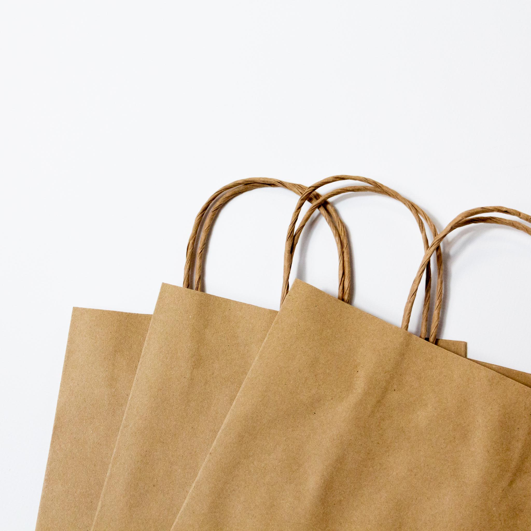 Пакет бумажный крафт с витыми ручками 220х120х290 мм 50 шт. - фото 2 Пакет бумажный крафт с витыми ручками 220х120х290 мм 50 шт. - фото 2