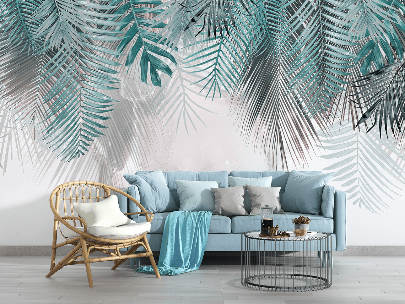 Фотообои флизелиновые Styleo Print-walls Тропический акцент 0330 300х200 см (Pw-0330)