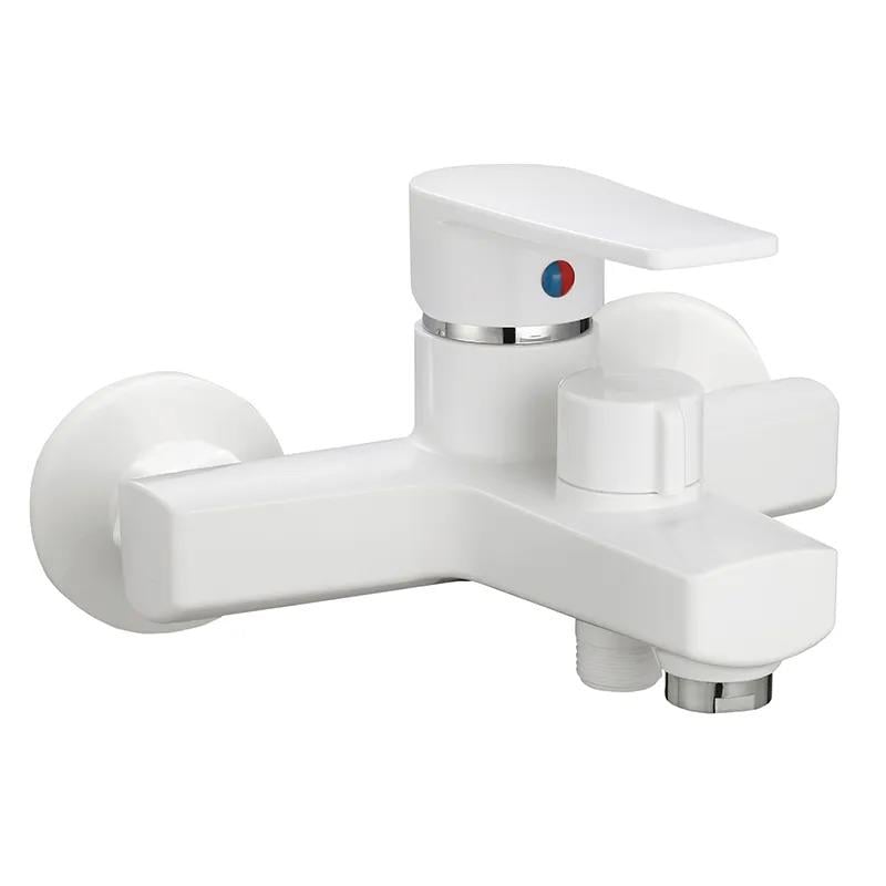 Смеситель для ванны PLAMIX LEO-009 Euro без шланга/лейки White (PM0633) Смеситель для ванны PLAMIX LEO-009 Euro без шланга/лейки White (PM0633)