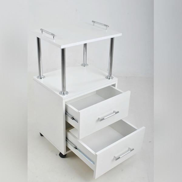 Тележка косметологическая Стандарт 2 Белая (10130) - фото 2 Тележка косметологическая Стандарт 2 Белая (10130) - фото 2