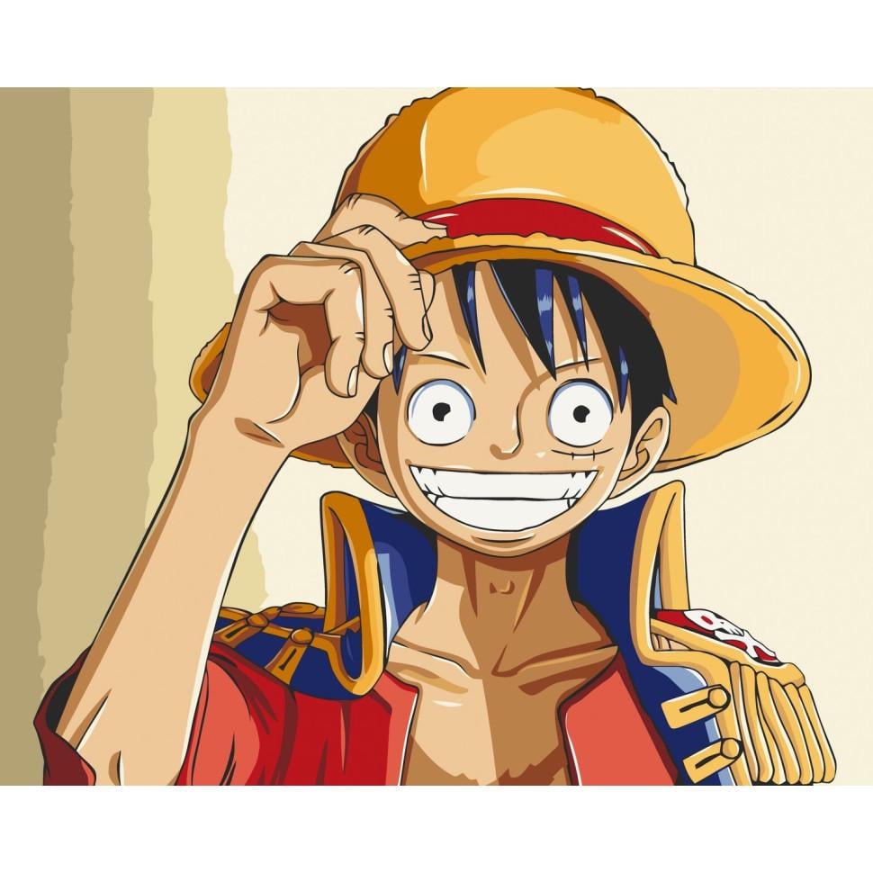 Картина за номерами ART CRAFT Луффі Солом'яний Капелюх 40x50 см Різнокольоровий (PM-194-K-834)