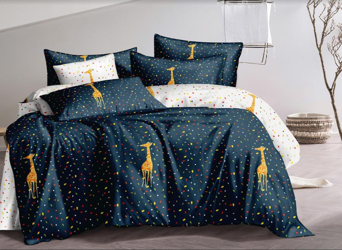 Комплект постельного белья Zastelli 4541 Жираф бязь полуторный 145x210см