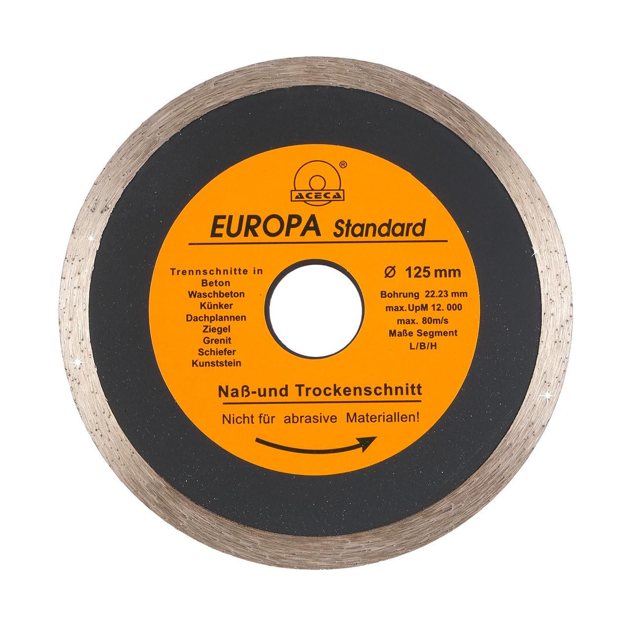 Диск алмазный 125 мм отрезной по керамической плитке и керамограниту (2810011044)